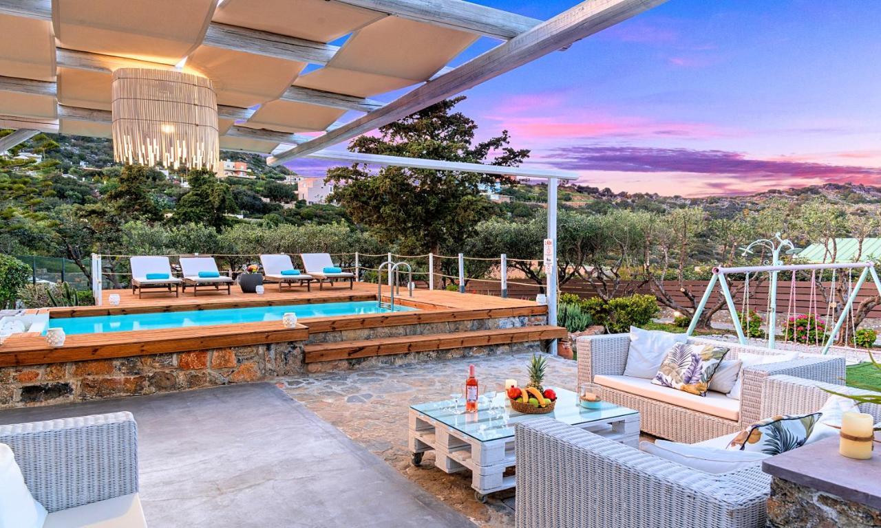 Cretan Lodge Heated Pool Агиос-Николаос Экстерьер фото