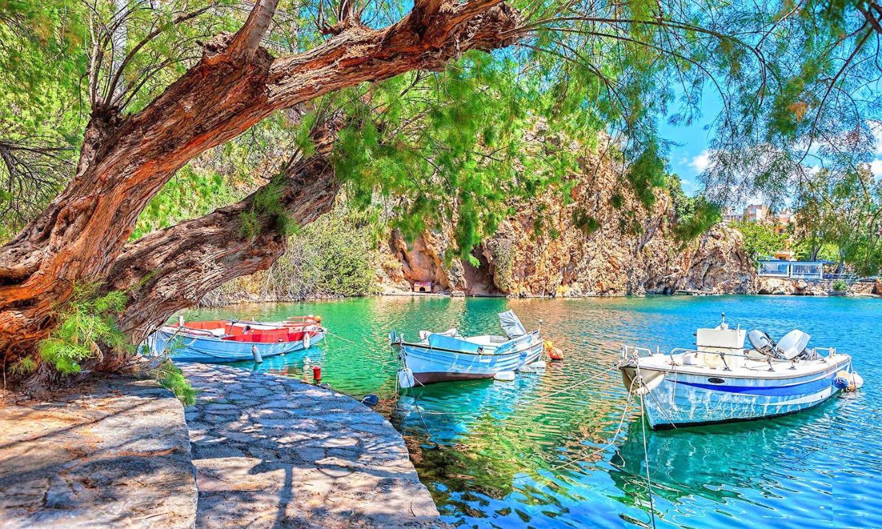 Cretan Lodge Heated Pool Агиос-Николаос Экстерьер фото