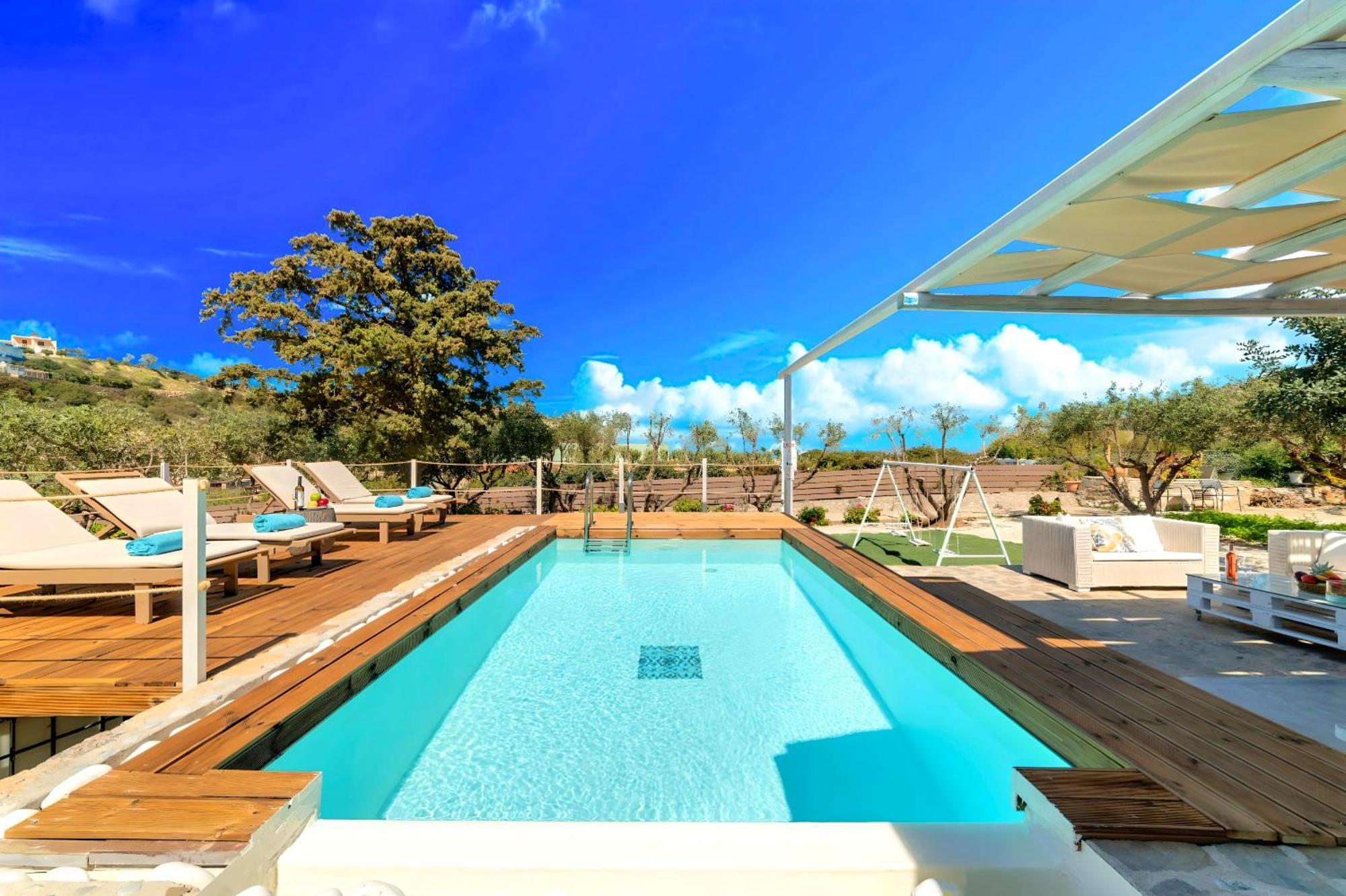 Cretan Lodge Heated Pool Агиос-Николаос Экстерьер фото