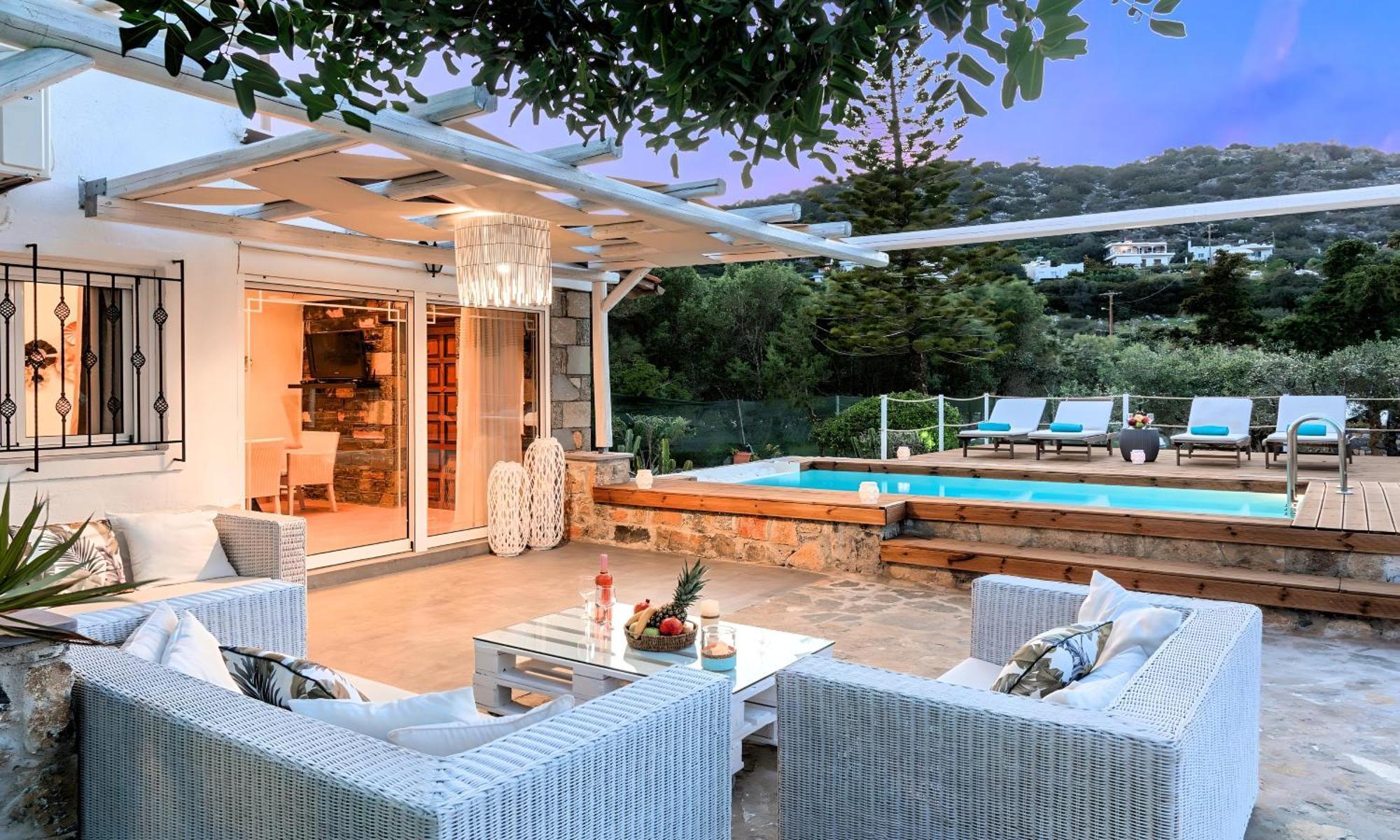 Cretan Lodge Heated Pool Агиос-Николаос Экстерьер фото